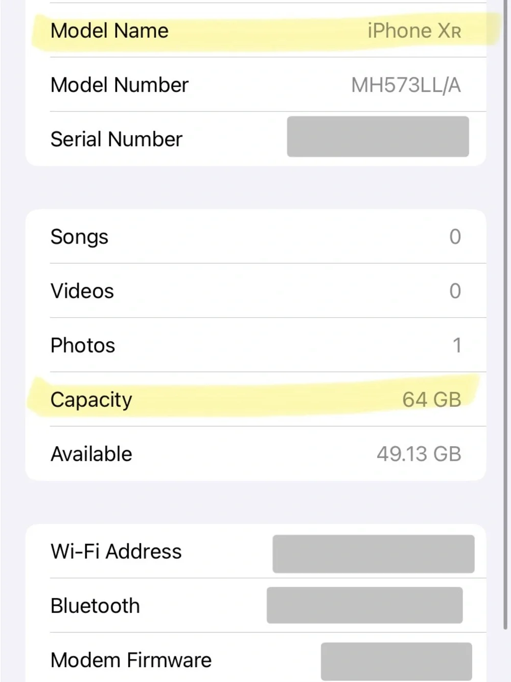 Unlocked Apple iPhone XR 64GB | 87% Battery | Face ID Works | Smashed Glass